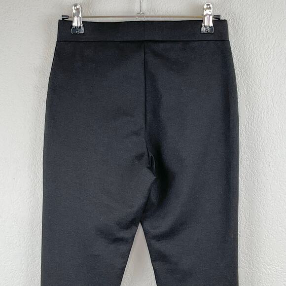 BCBGeneration Black Balletcore Tie Ankle Leggings XXS Ponte Crop Coquette - Picture 9 of 14